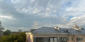 Небо над Барнаулом 18 августа.