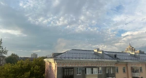 Небо над Барнаулом 18 августа.