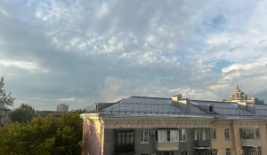 Небо над Барнаулом 18 августа.