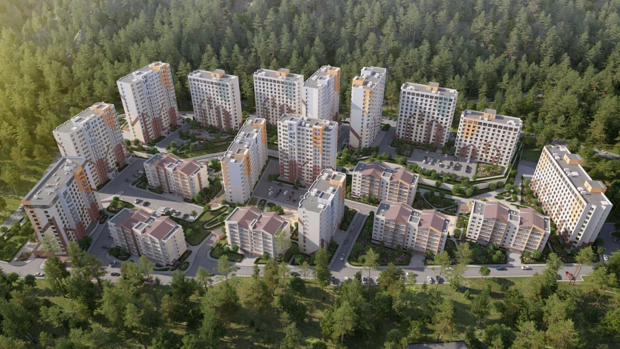 Дома и квартиры в ЖК «Шория Град» на ул. Гагарина в Шерегеше.
