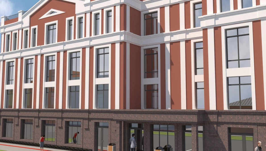 Проект гостиницы на ул. Пушкина, 51.