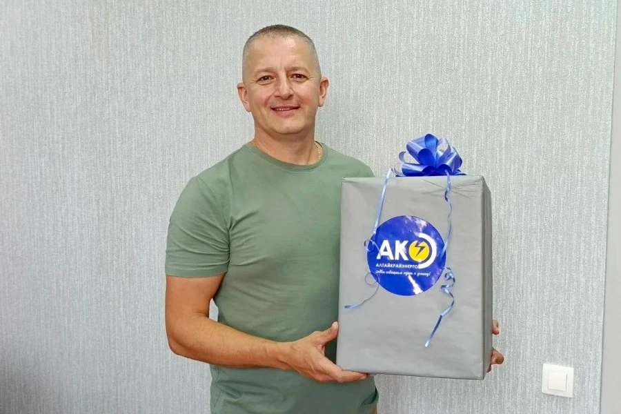 Михаил Иванов, победитель акции  Алтайкрайэнерго «Переходи на электронную квитанцию».
