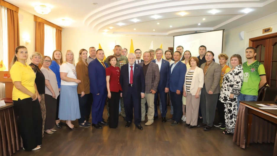 Пресс-конференция Сергея Миронова в Барнауле.