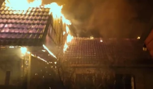 В Алтайском крае пожарные спасли женщину из горящего дома