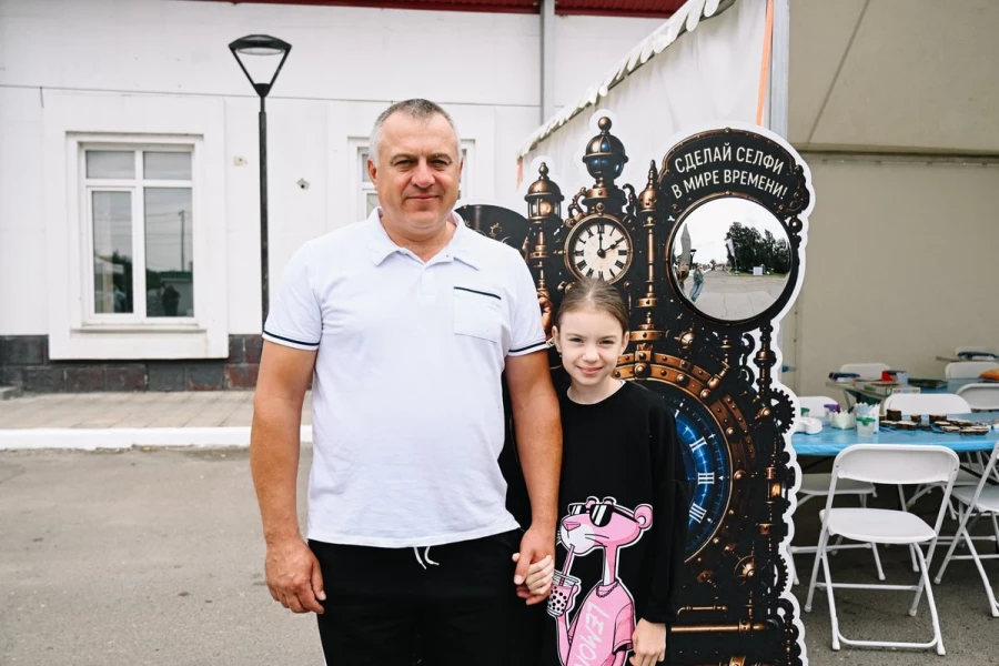 Александр Шпилькин с дочкой Викой.