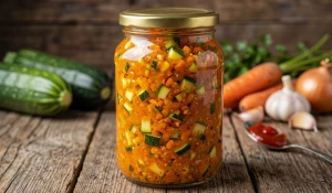 Кабачковая икра. Соленья.