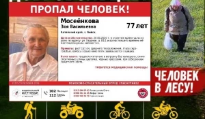 В Бийске четвертый день ищут 77-летнюю пенсионерку