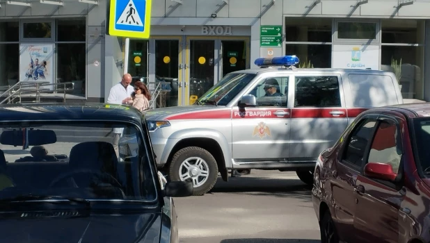 Эвакуация в диагностцентре.