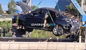 В Новоалтайске показали последствия ночной аварии