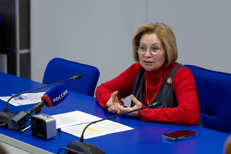 Пресс-конференция с ректором АлтГПУ Ириной Лазаренко.