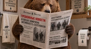 Медведь в туалете