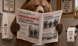 Медведь в туалете