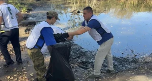 В барнаульском парке «Юбилейный» прошла экологическая акция