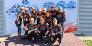 Чемпионат Алтайского края по гребле на лодках драконах.