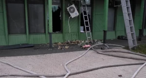 Пожар в Изумрудном.