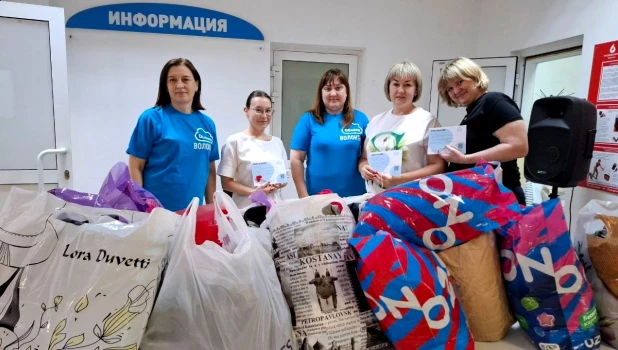Совместная благотворительная акция «Росводоканал Барнаул» и фонд «Облака».