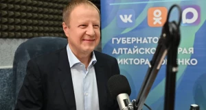 Губернатор Алтайского края Виктор Томенко на ежегодной Прямой линии