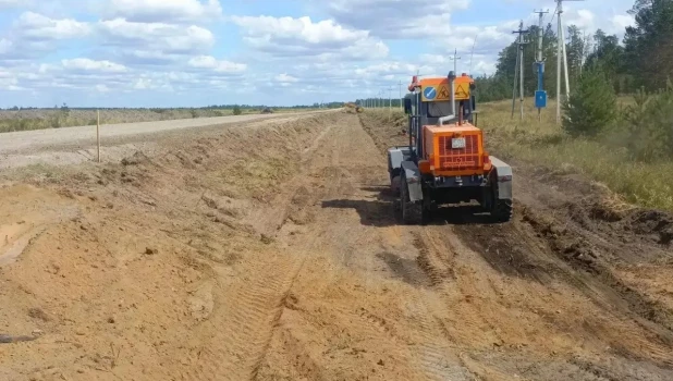 Ремонт дороги к границе