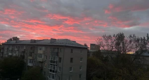 Закат в Барнауле.