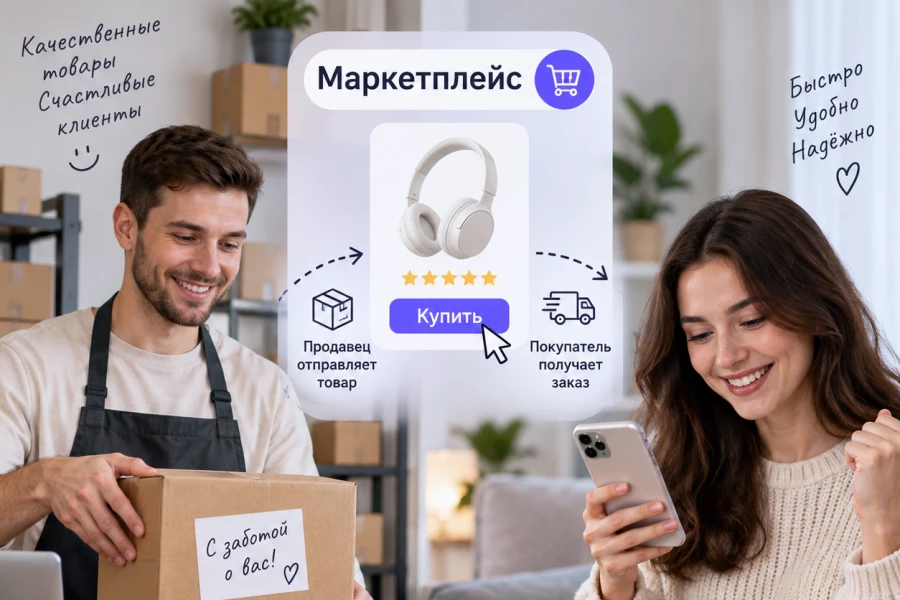 Продавец и покупатель