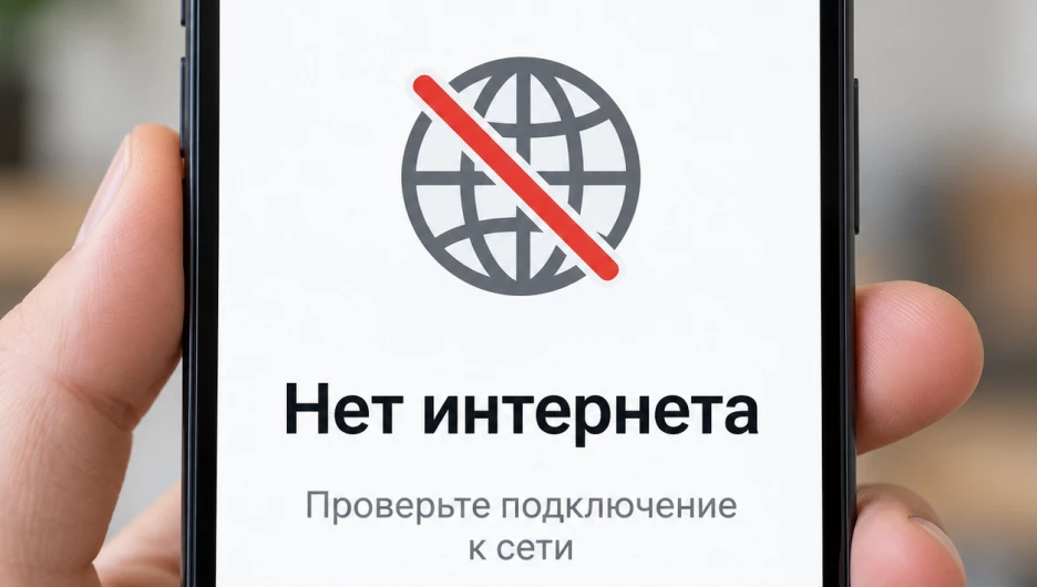 Телефон, нет интернета