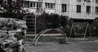 Детские площадки в центре Барнаула. 