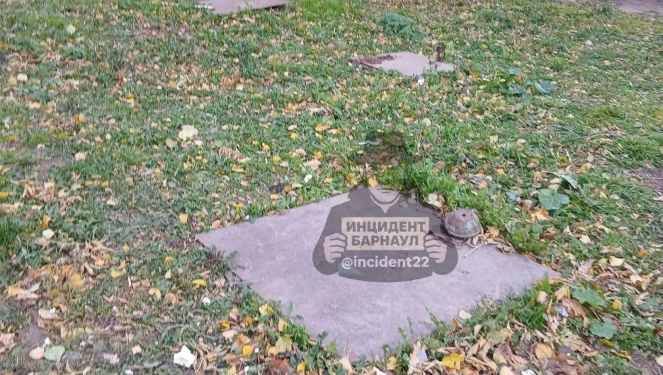 В Барнауле возле мусорных контейнеров проваливаются погреба