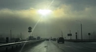 Туман на Чуйском тракте.