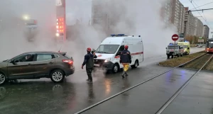 Коммунальная авария в Барнауле.