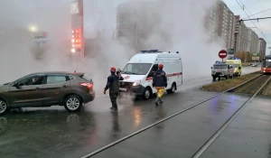 Коммунальная авария в Барнауле.