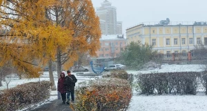 Снег в Барнауле