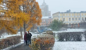 Снег в Барнауле