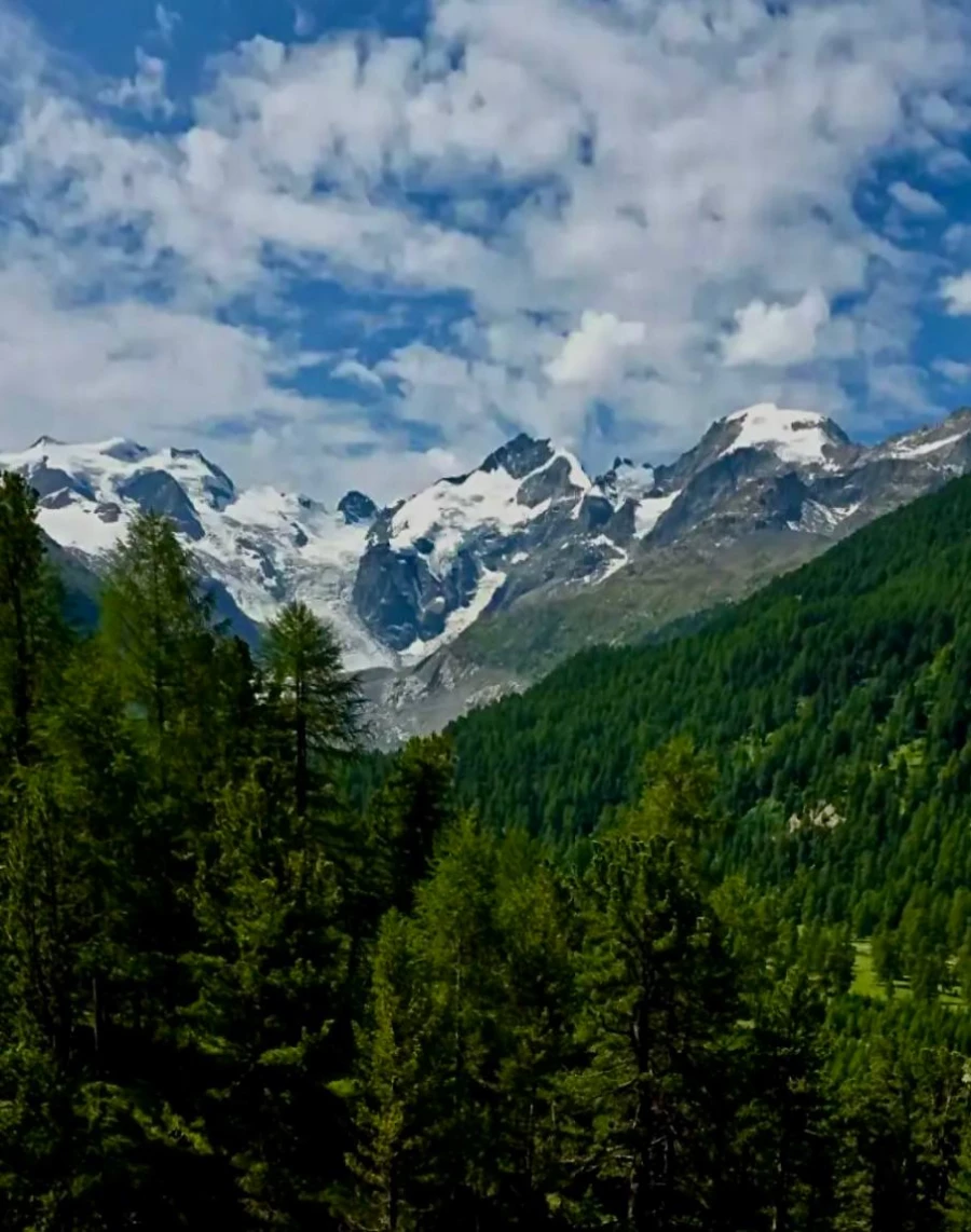Бернина экспресс, виды по пути.