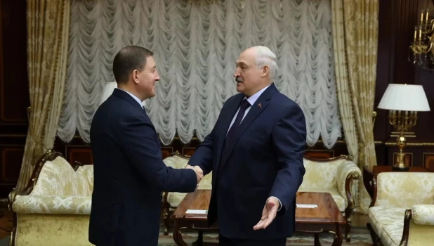 Андрей Турчак и Александр Лукашенко